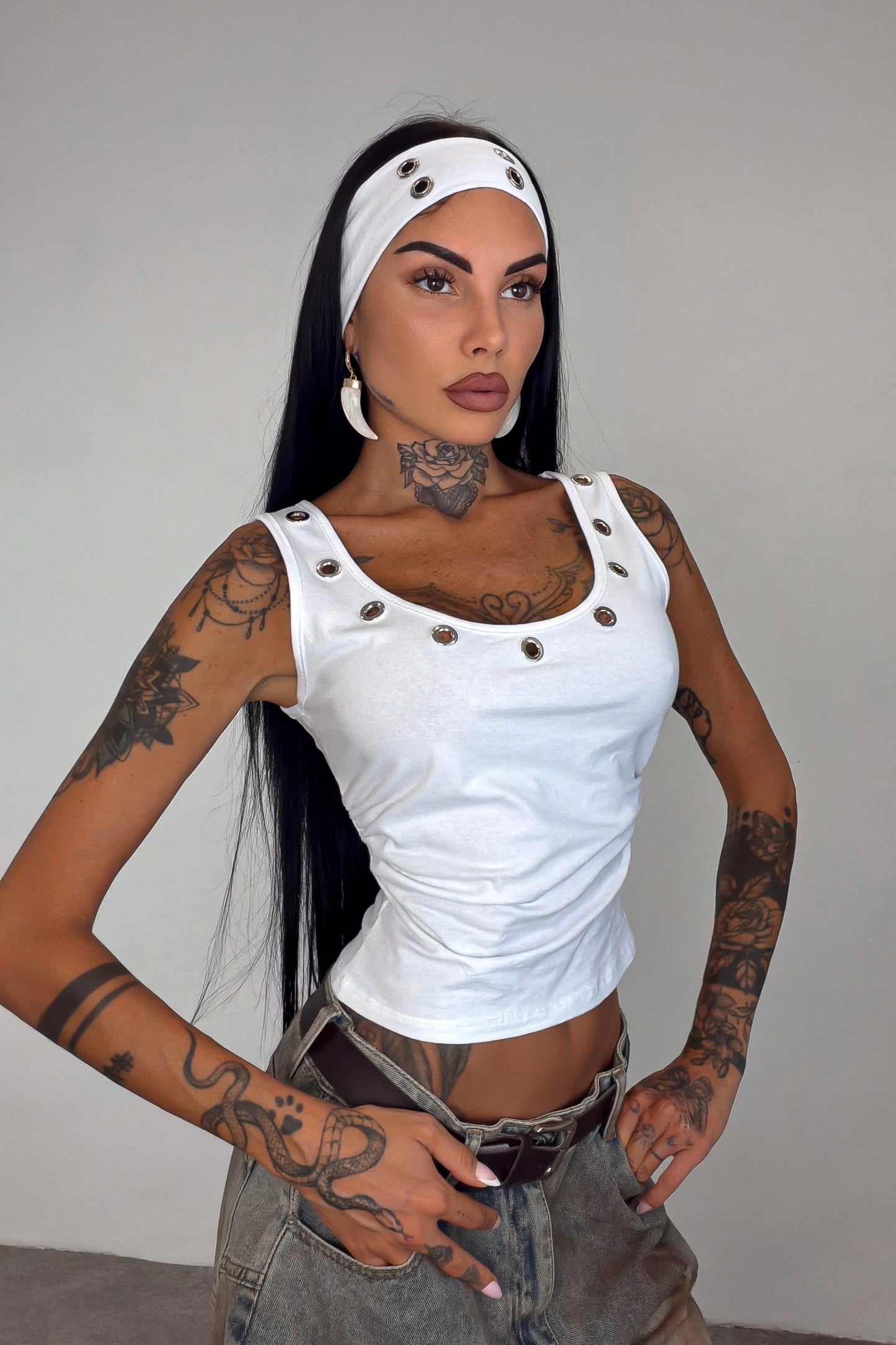 Set Canotta + Fascia - Bianco