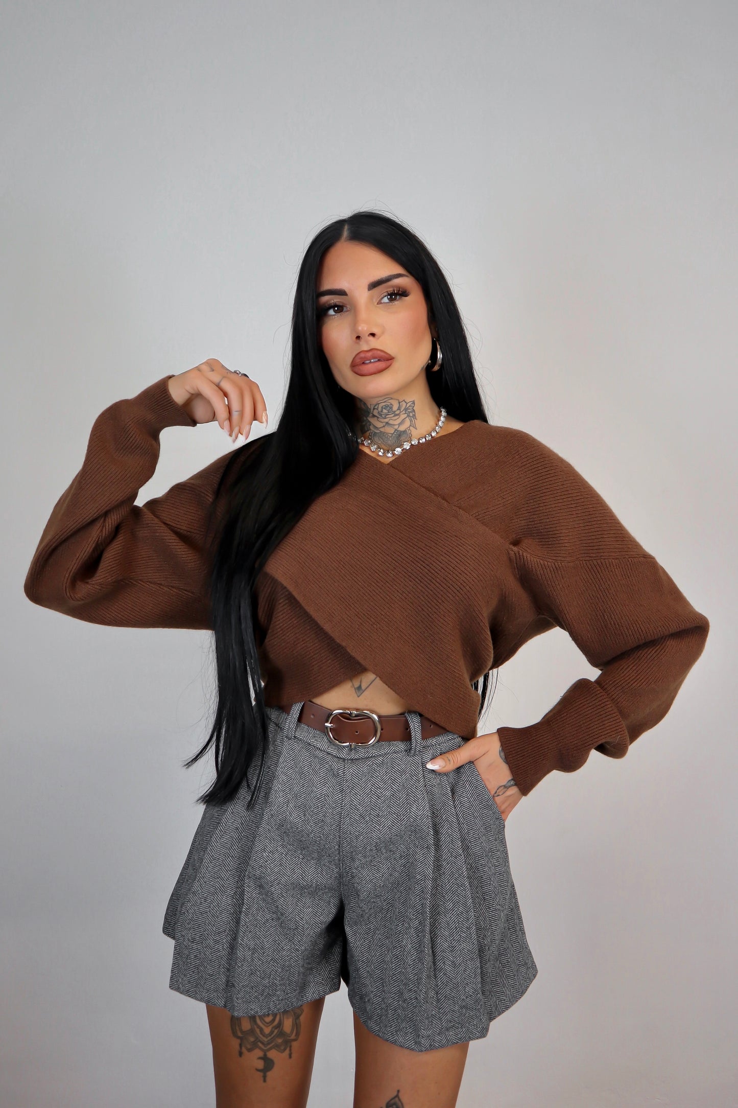 Shorts Louise - Grigio