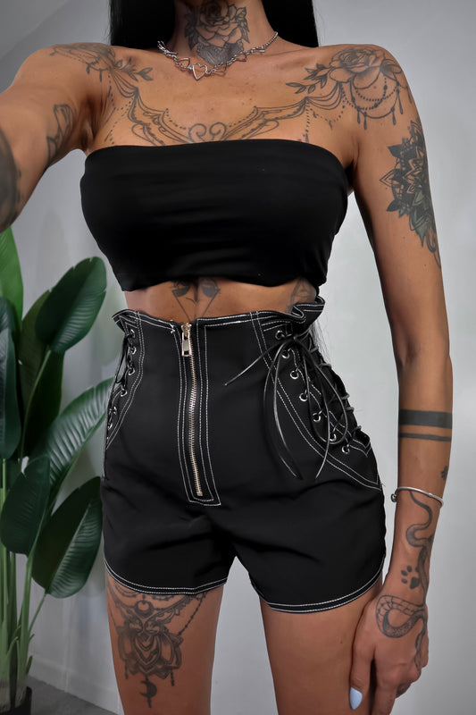 Shorts Stringhe - Nero