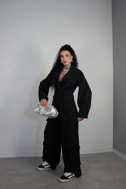 Tailleur Cargo - Nero
