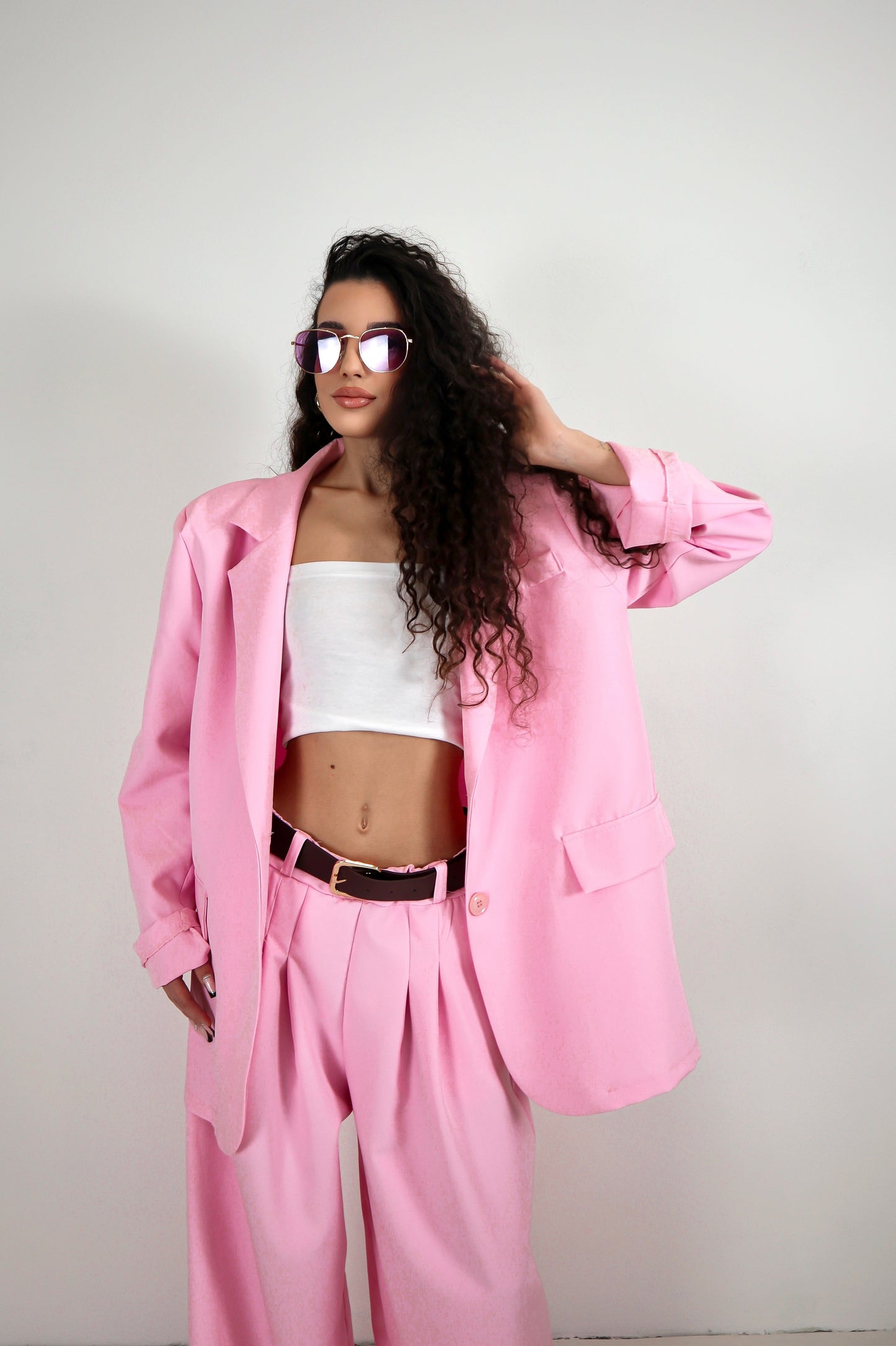 Tailleur Oversize Sugar - Rosa