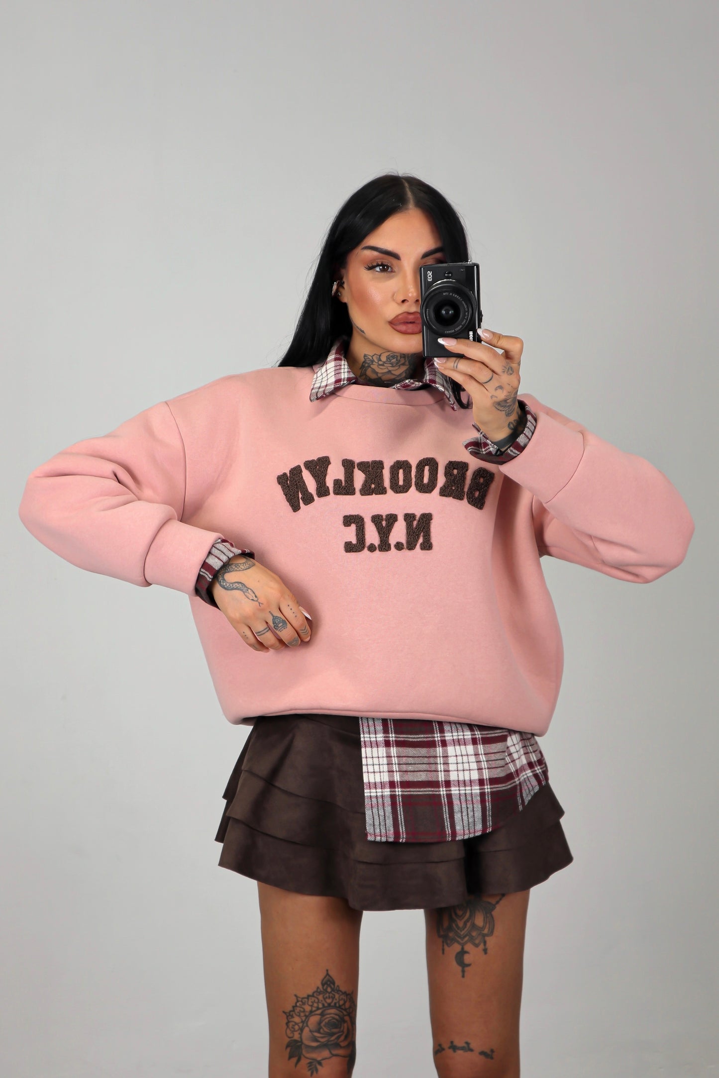 Felpa Brooklyn - Rosa