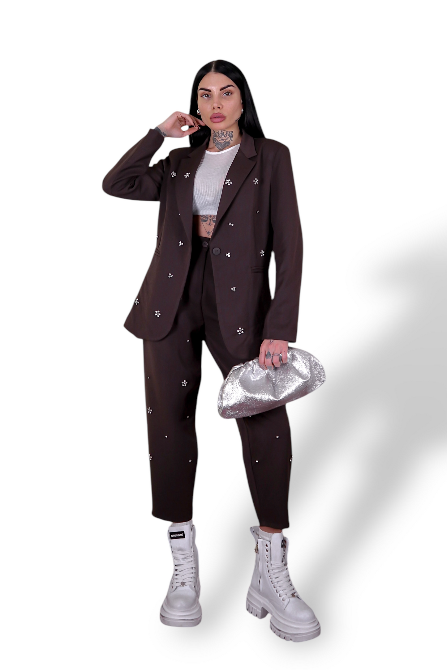 Tailleur Gemma - Marrone