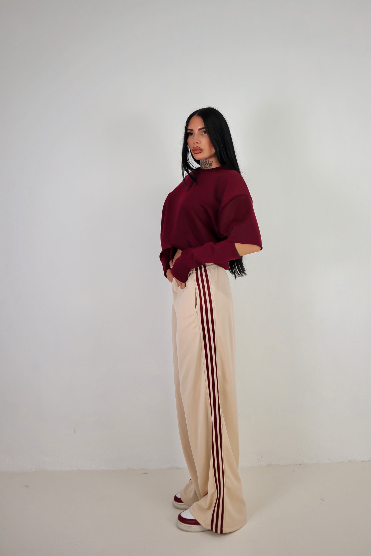 Maglia Cut - Bordeaux