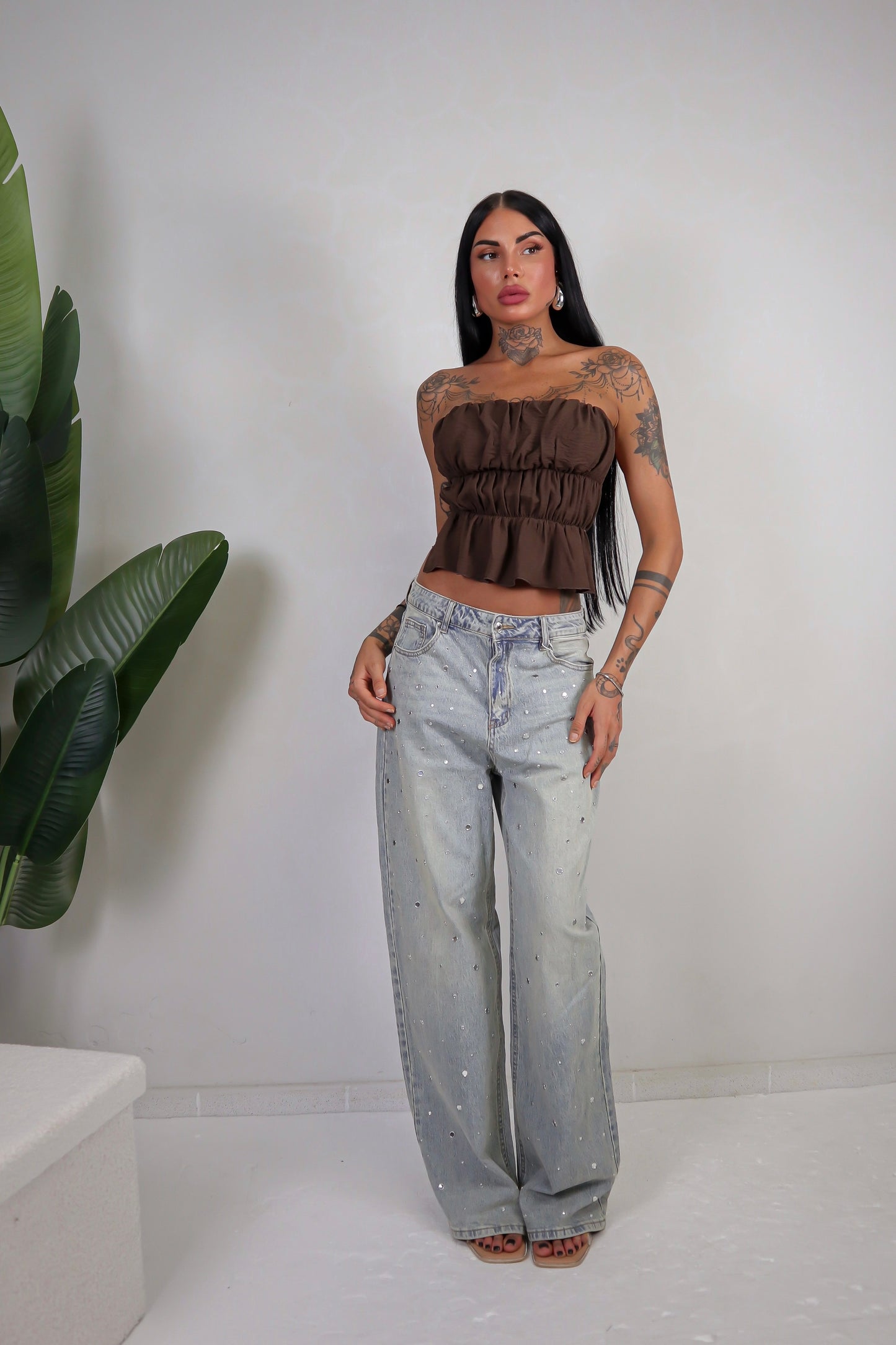Top Scarlett - Marrone