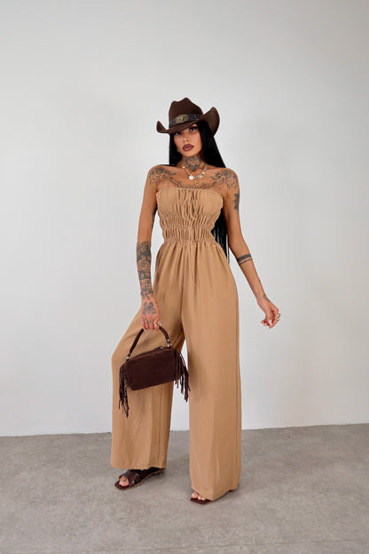 Tuta intera Alessia - Camel