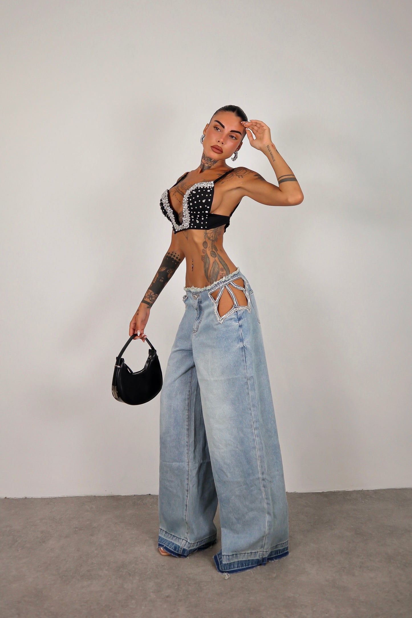 Jeans cut out Star