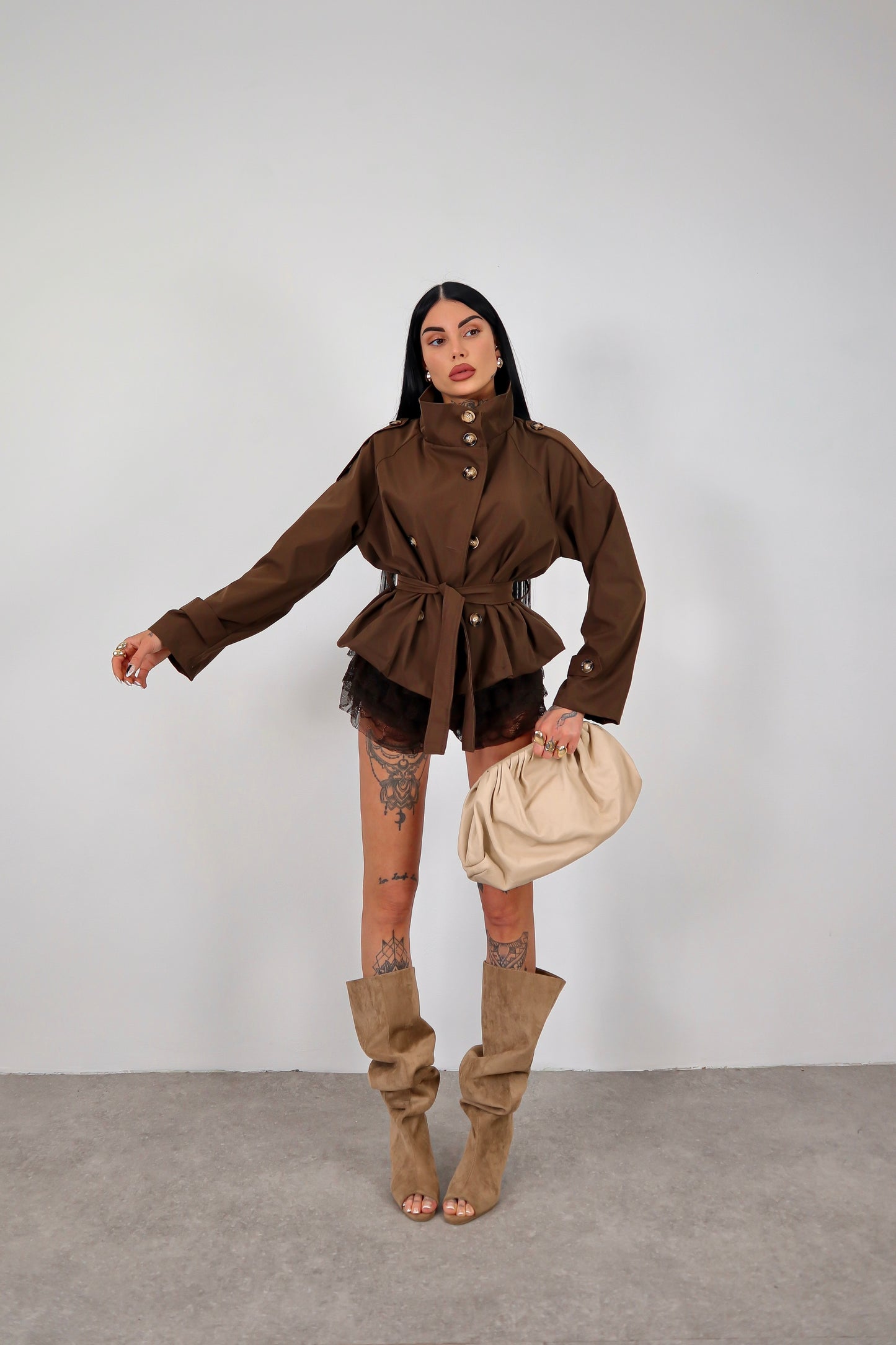 Trench Brooklyn - Marrone