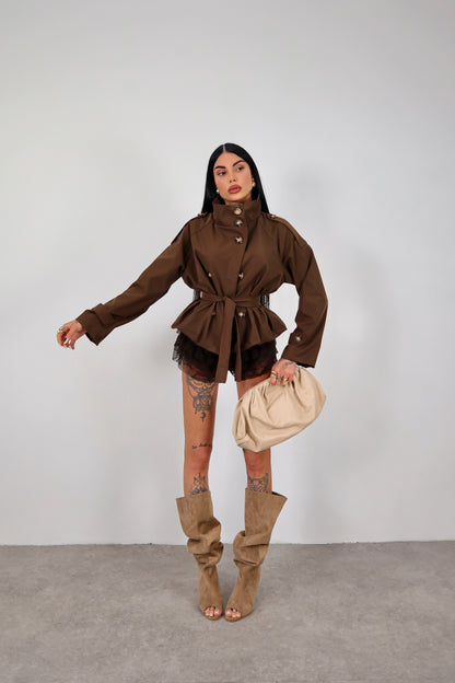 Trench Brooklyn - Marrone