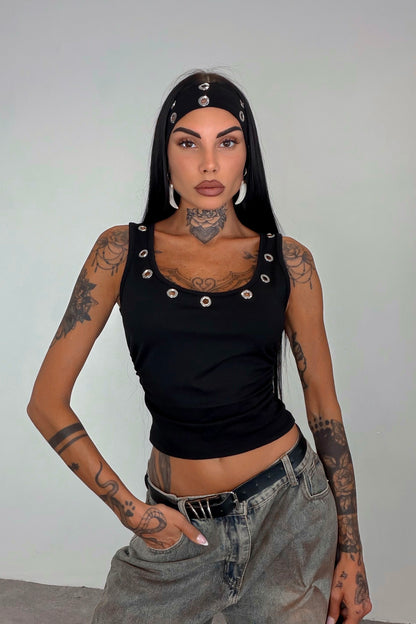 Set Canotta + Fascia - Nero