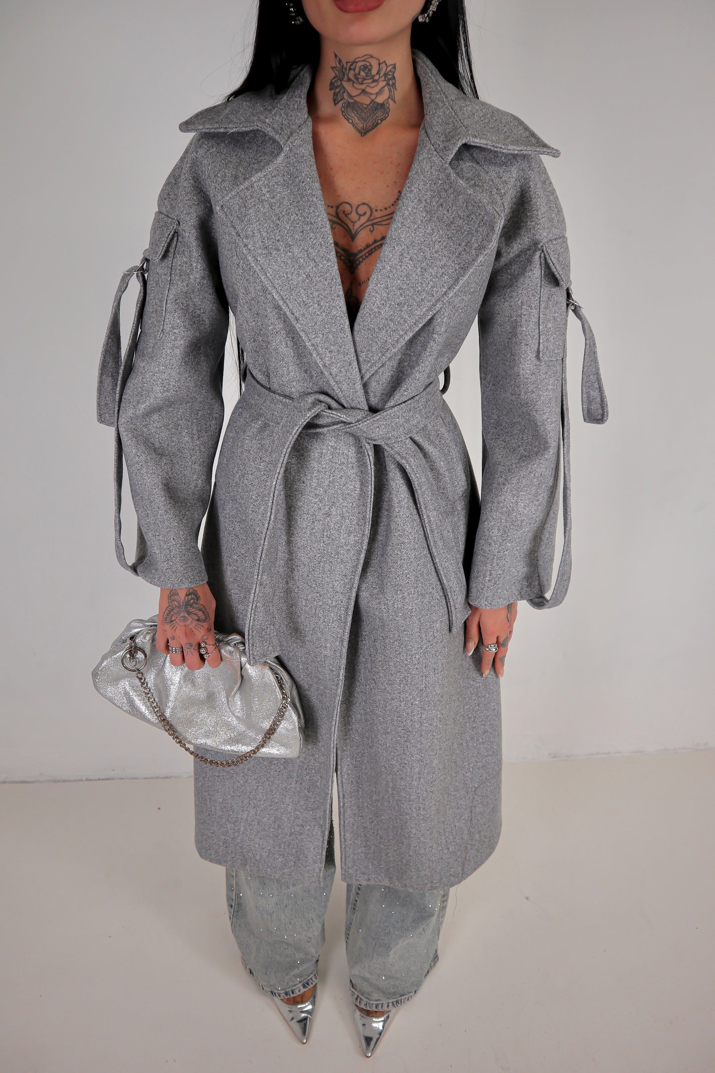 Cappotto Cargo - Grigio