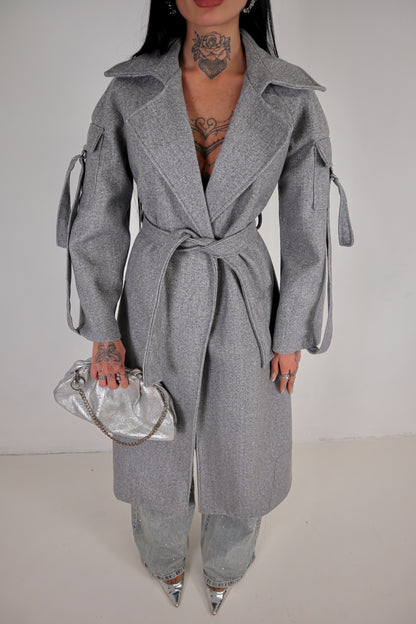 Cappotto Cargo - Grigio