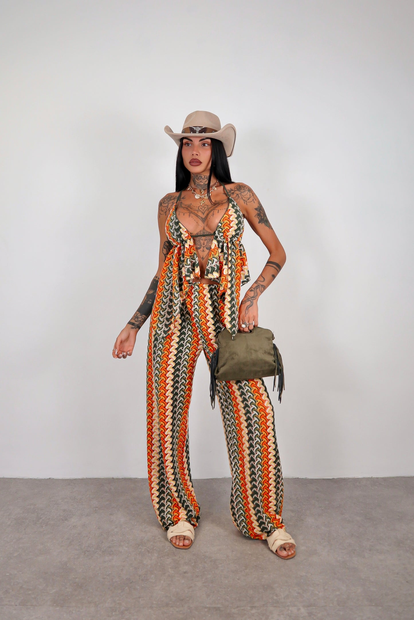 Completo Sarita - Verde militare