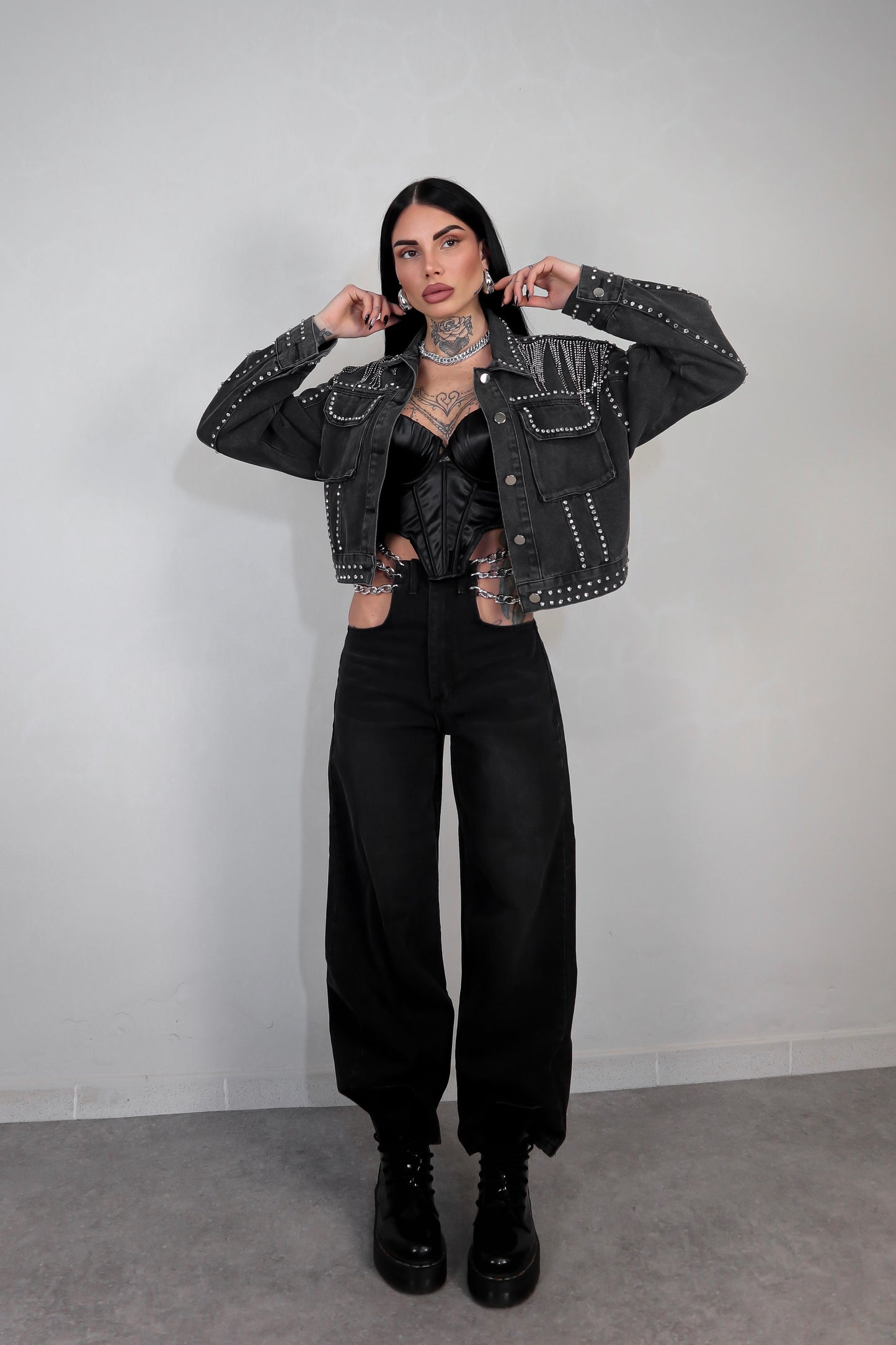 Giacca denim Shine