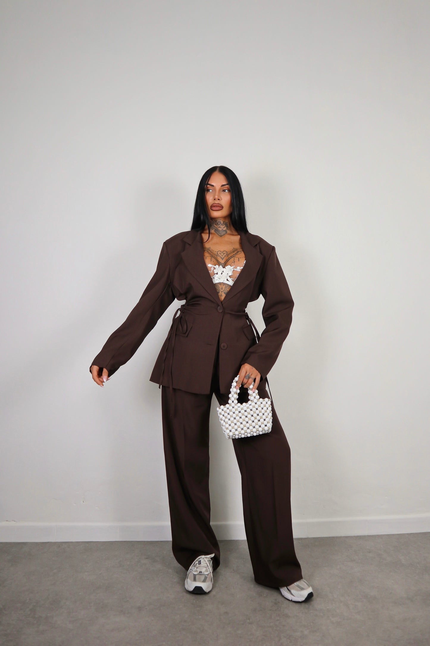 Tailleur Nadia - Marrone