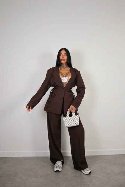 Tailleur Nadia - Marrone