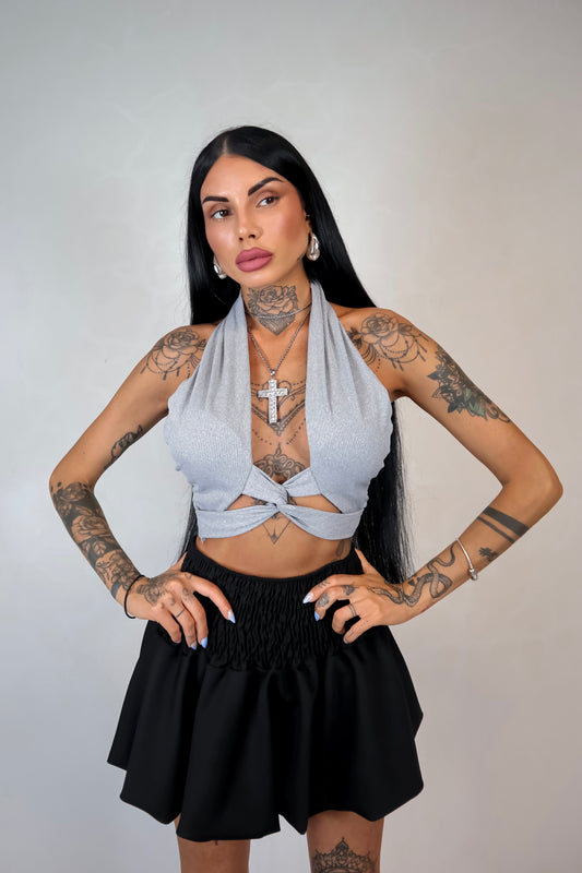 Top Incrocio - Grigio