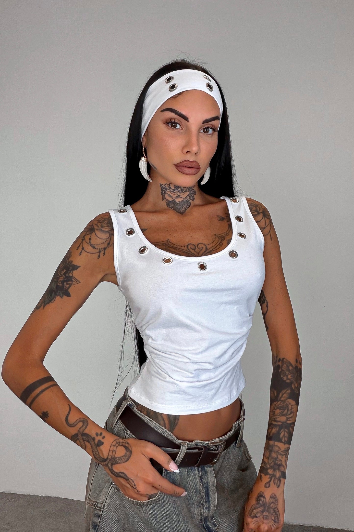 Set Canotta + Fascia - Bianco