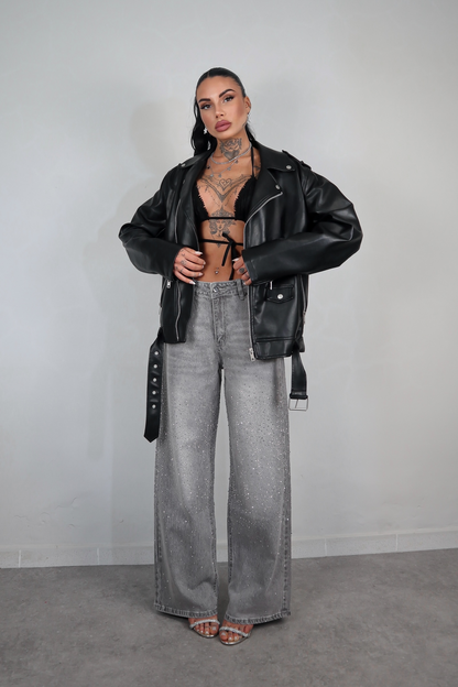 Chiodo Ecopelle Oversize