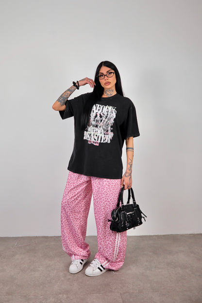 T-shirt over Disaster - Nero fumo