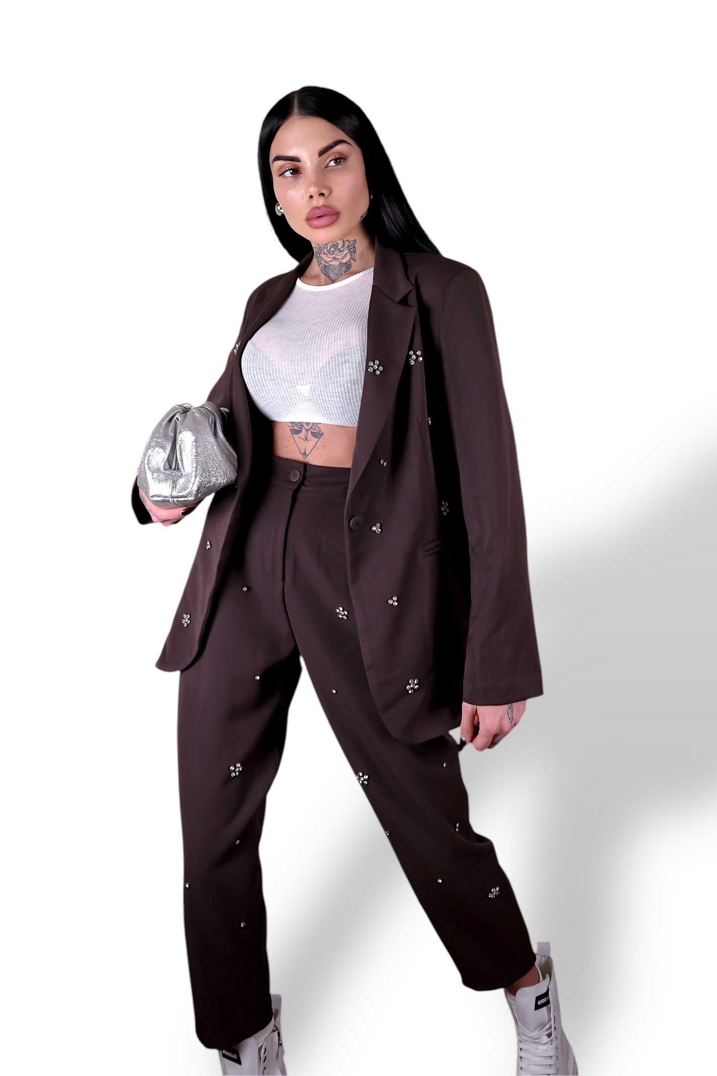 Tailleur Gemma - Marrone