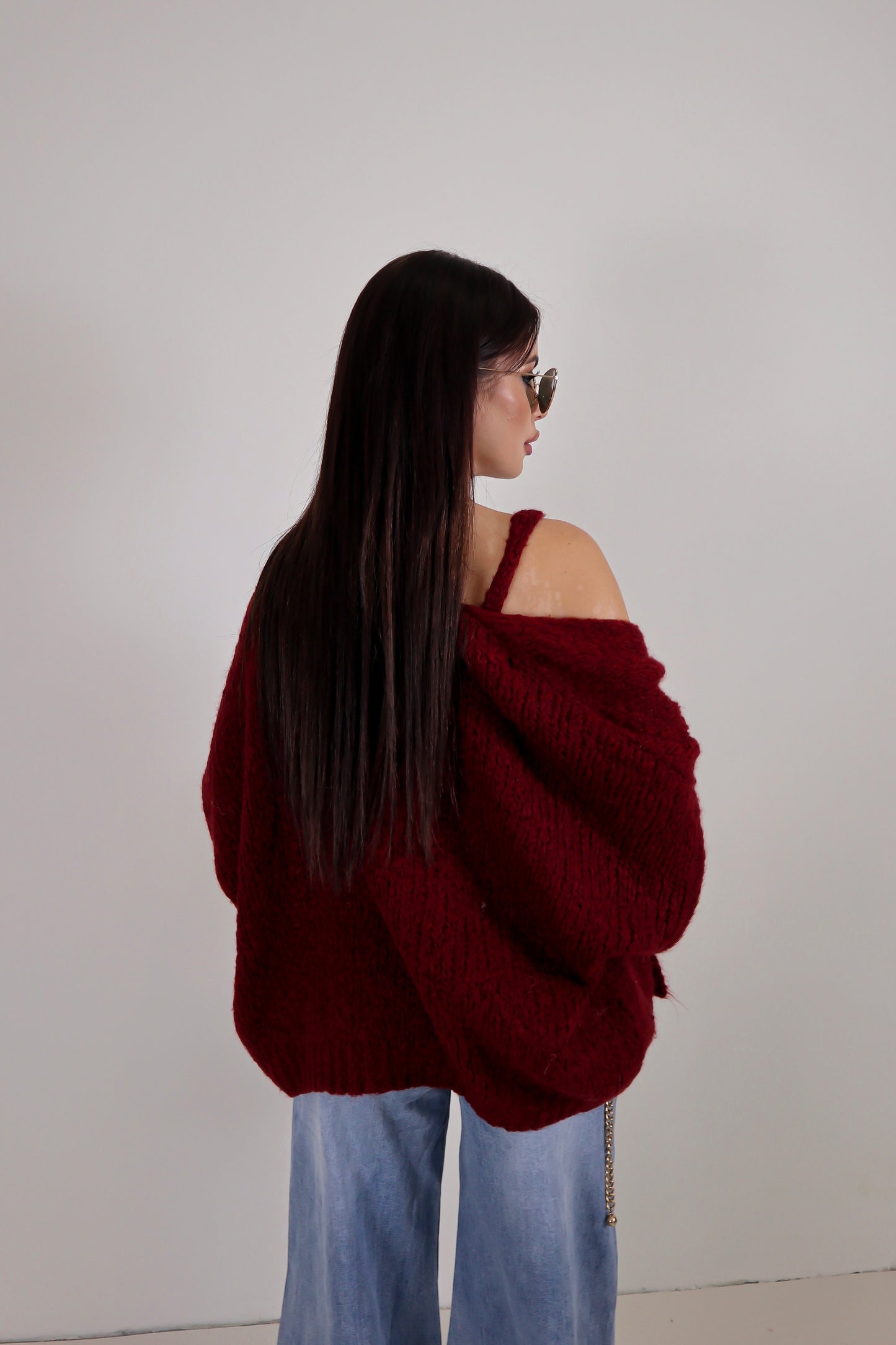 Set Cardigan Judy - Bordeaux