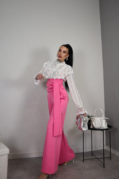 Pantalone Palazzo Jasmine - Rosa