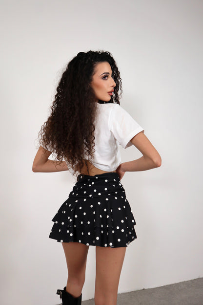 Panta gonna Pois - Nero