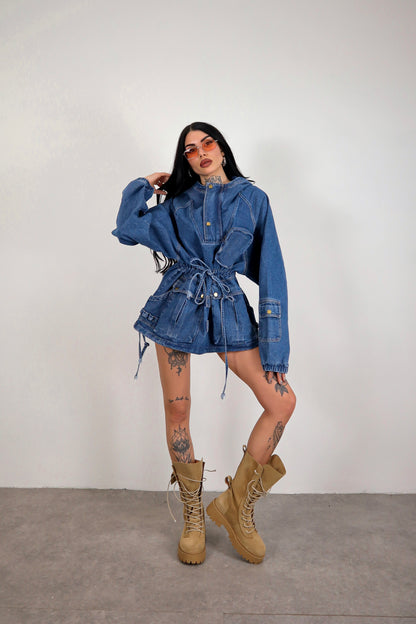 Abito Parka Denim