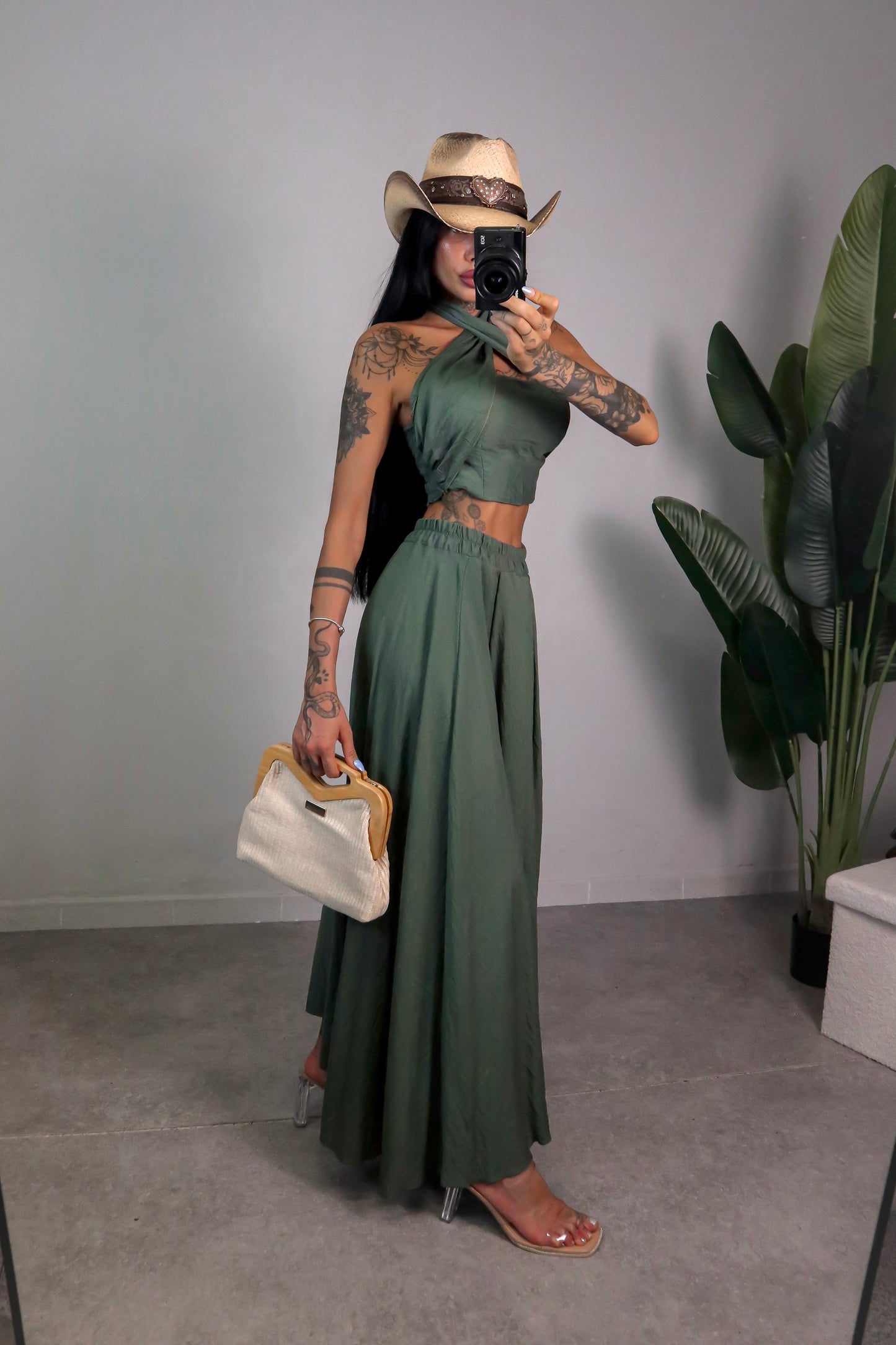 Completo Habibi - Verde Militare