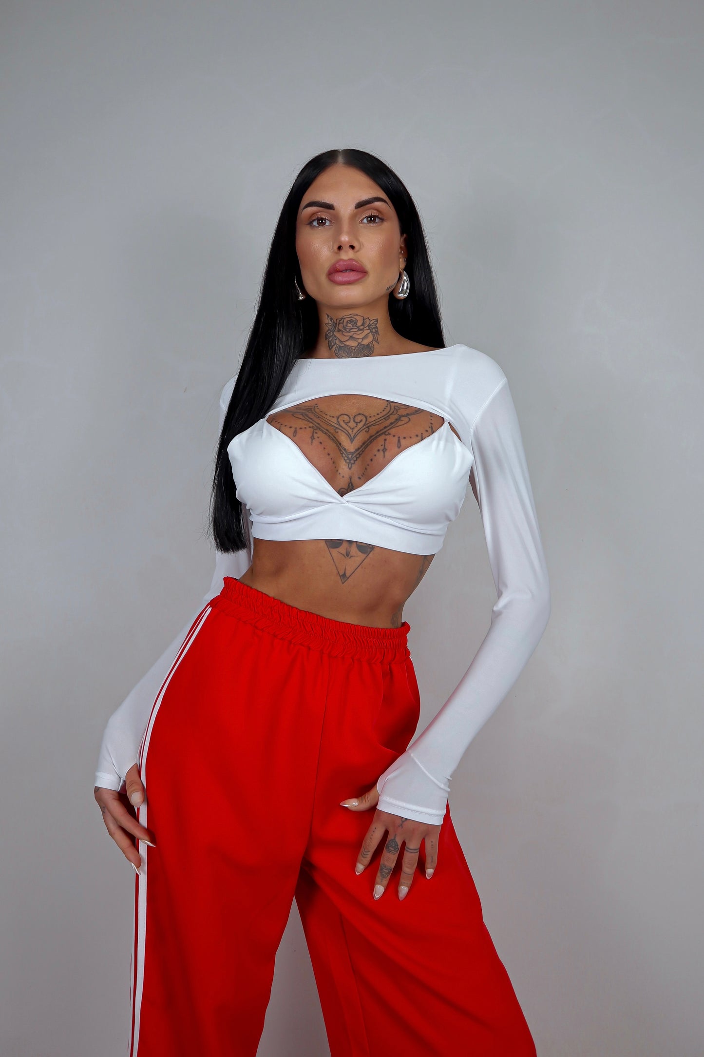 Crop Top Slay - Bianco