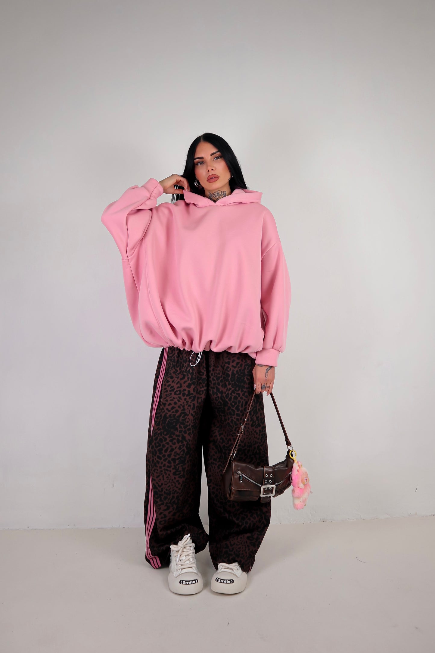 Felpa Extra Over - Rosa