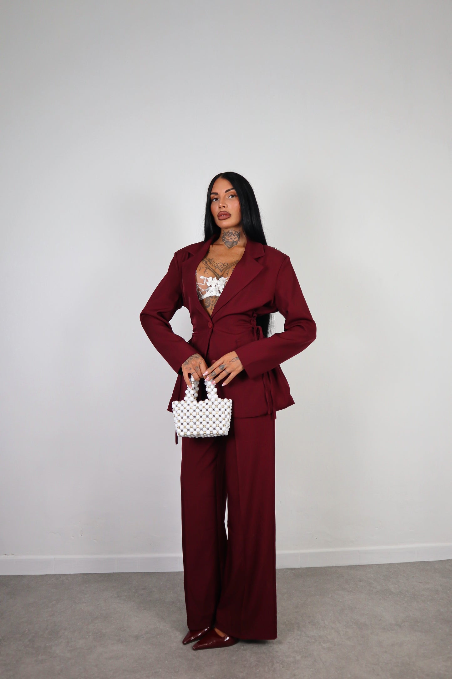 Tailleur Nadia - Bordeaux