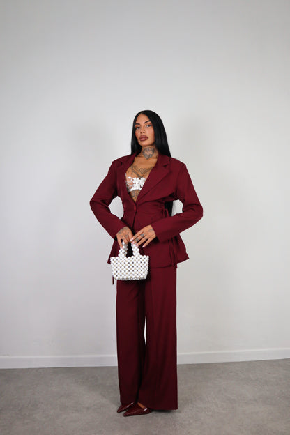 Tailleur Nadia - Bordeaux