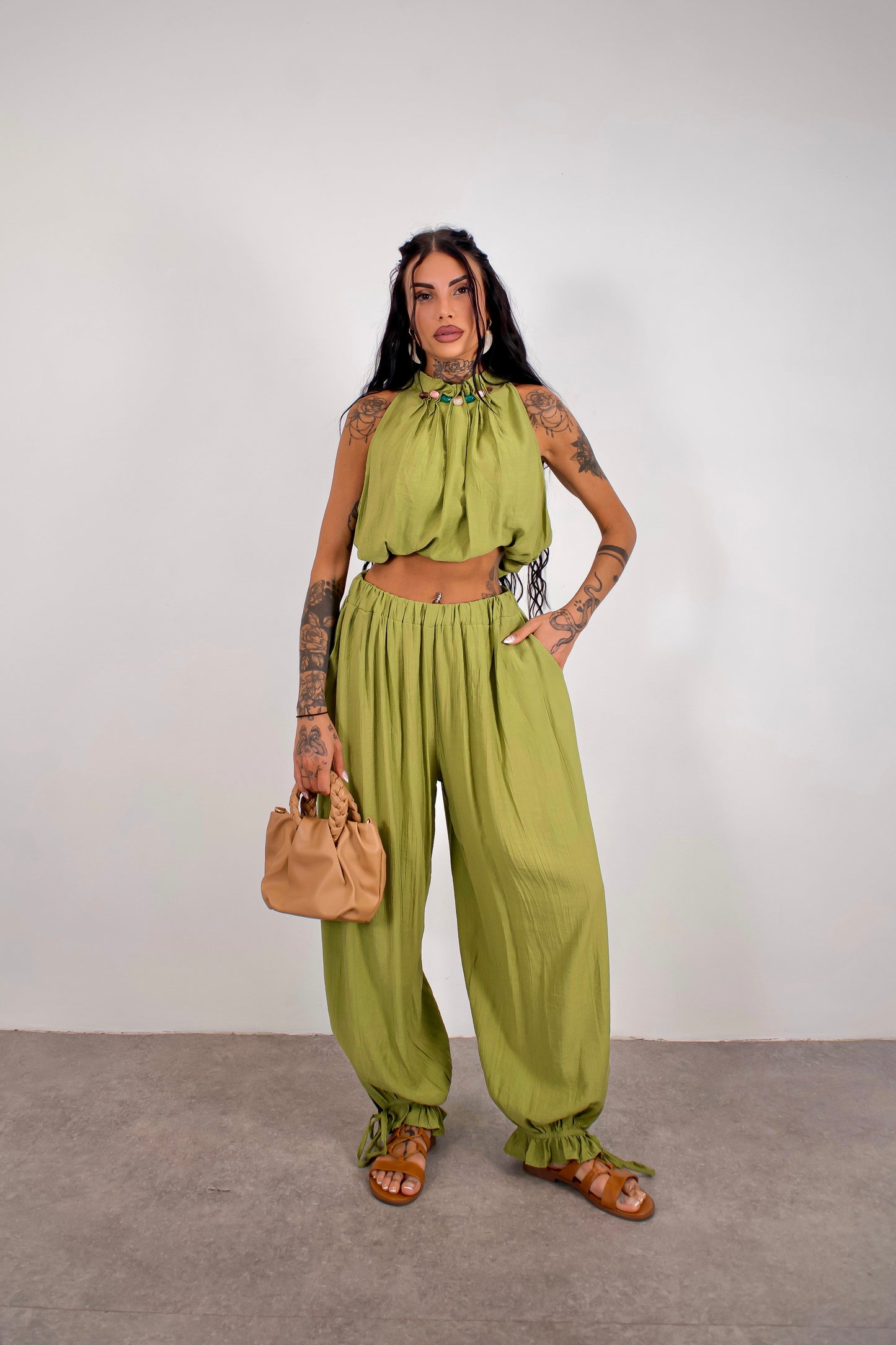 Completo Zainab - Verde pistacchio