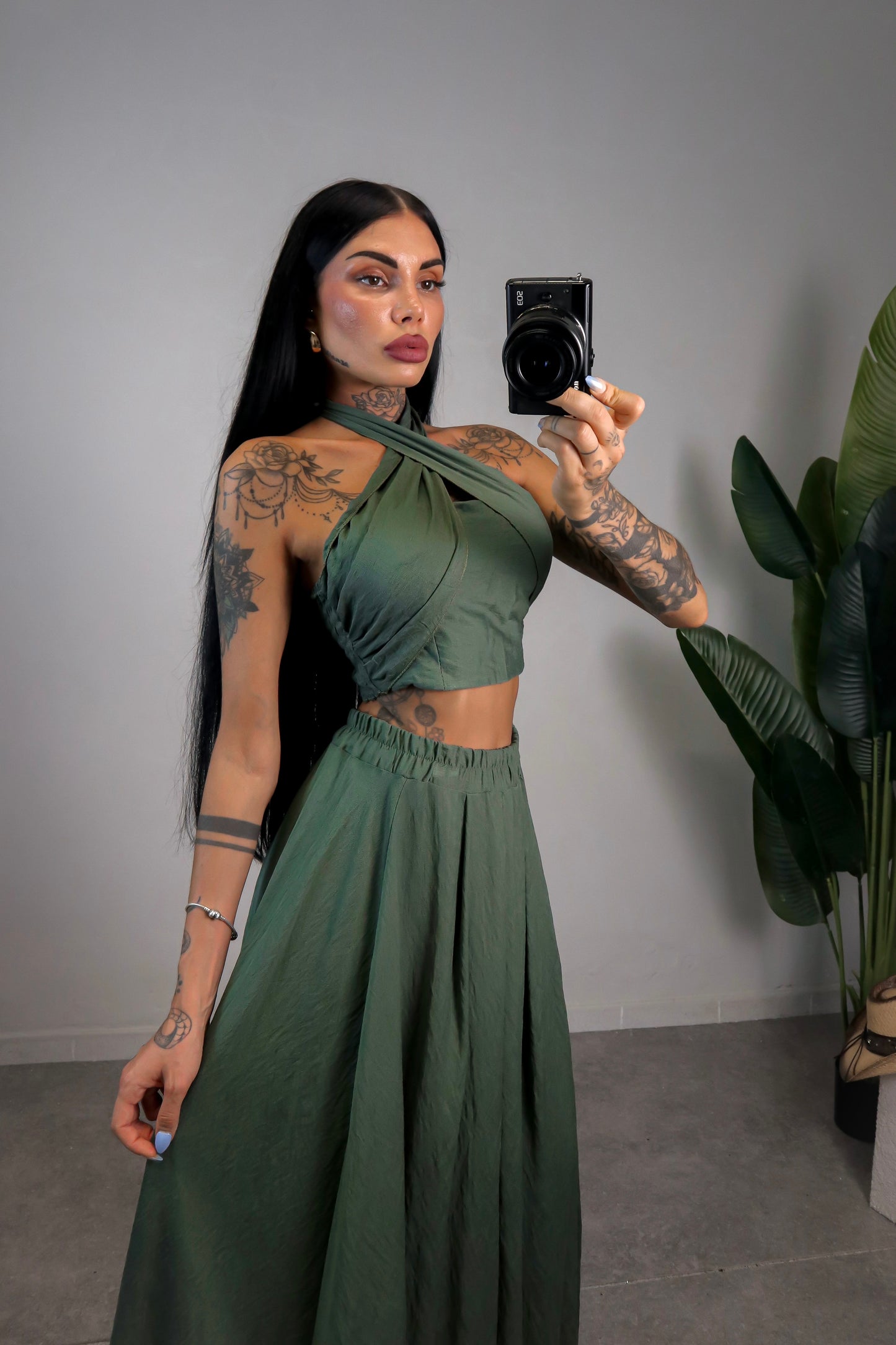 Completo Habibi - Verde Militare