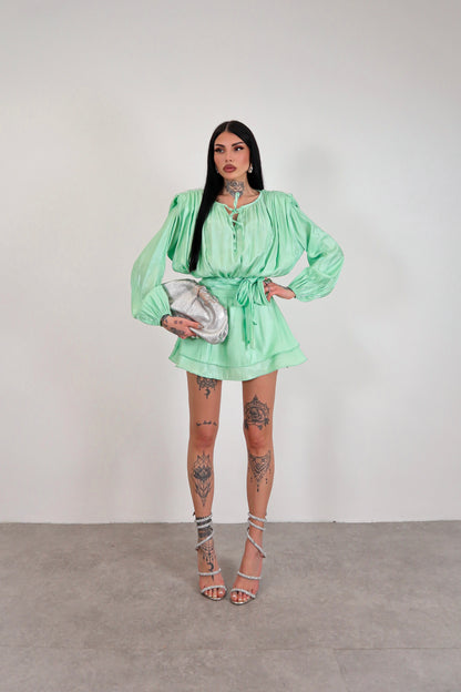 Abito Eterea - Verde fluo