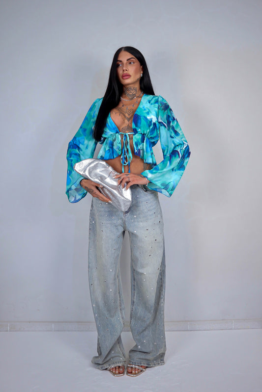 Blusa Antartide - Verde&Blu