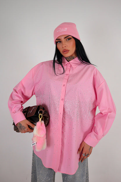 Camicia Strass - Rosa