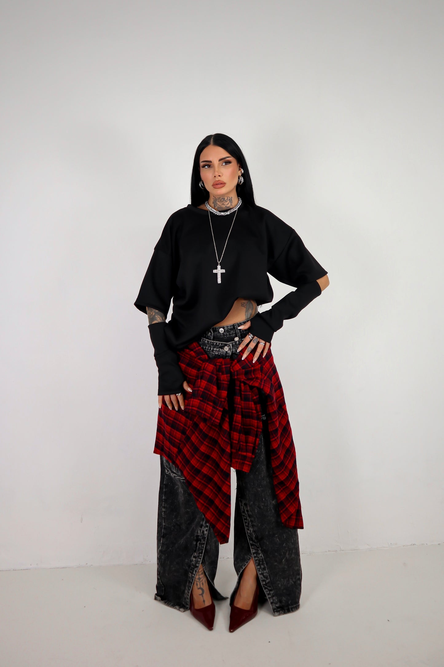 Maglia Cut - Nero