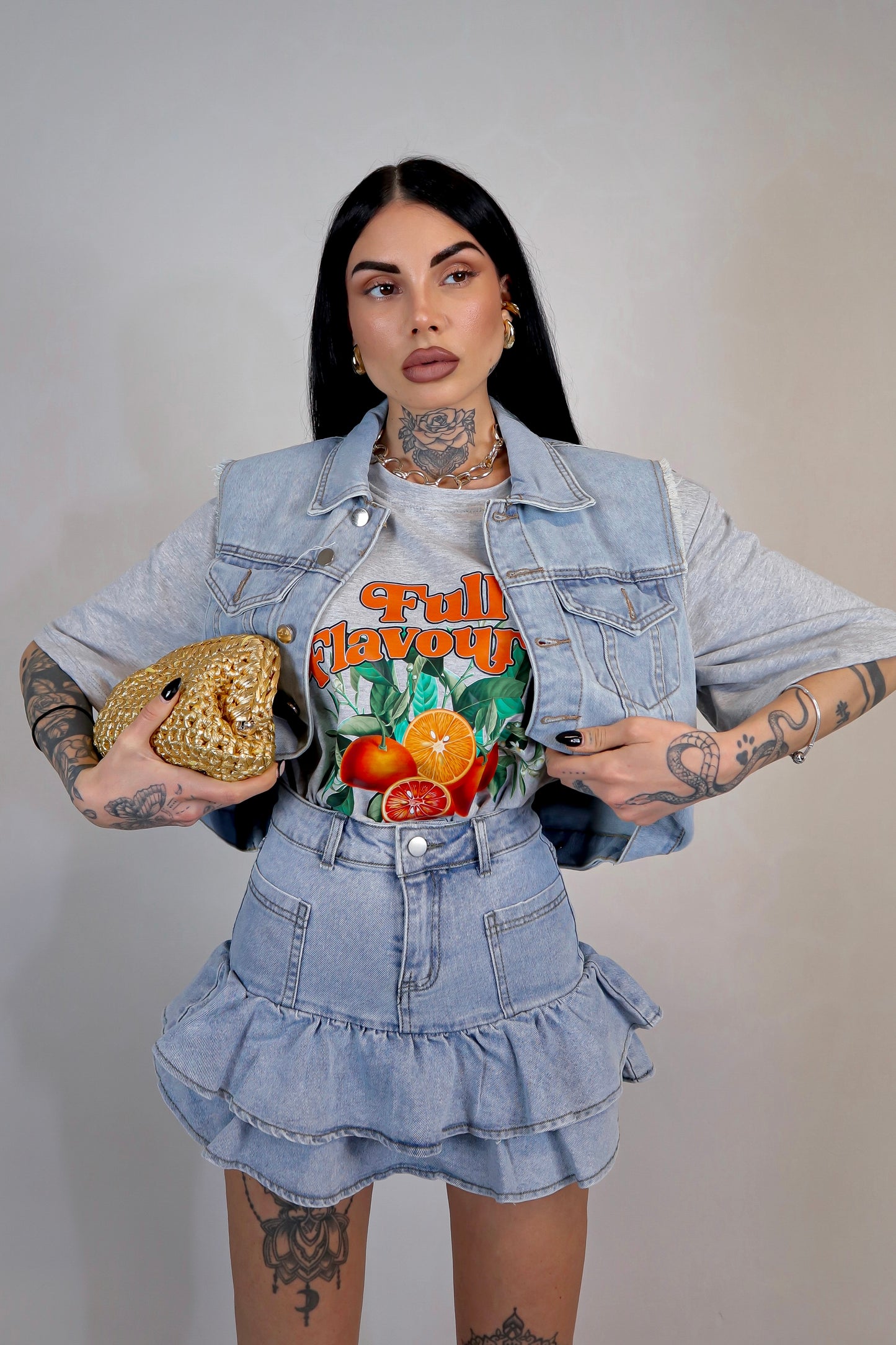 Gilet denim Jenny