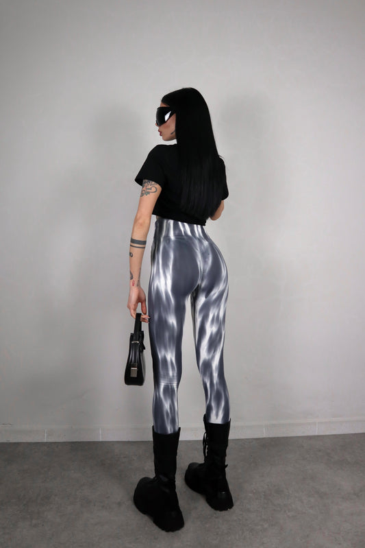 Leggins Tie Dye - Grigio