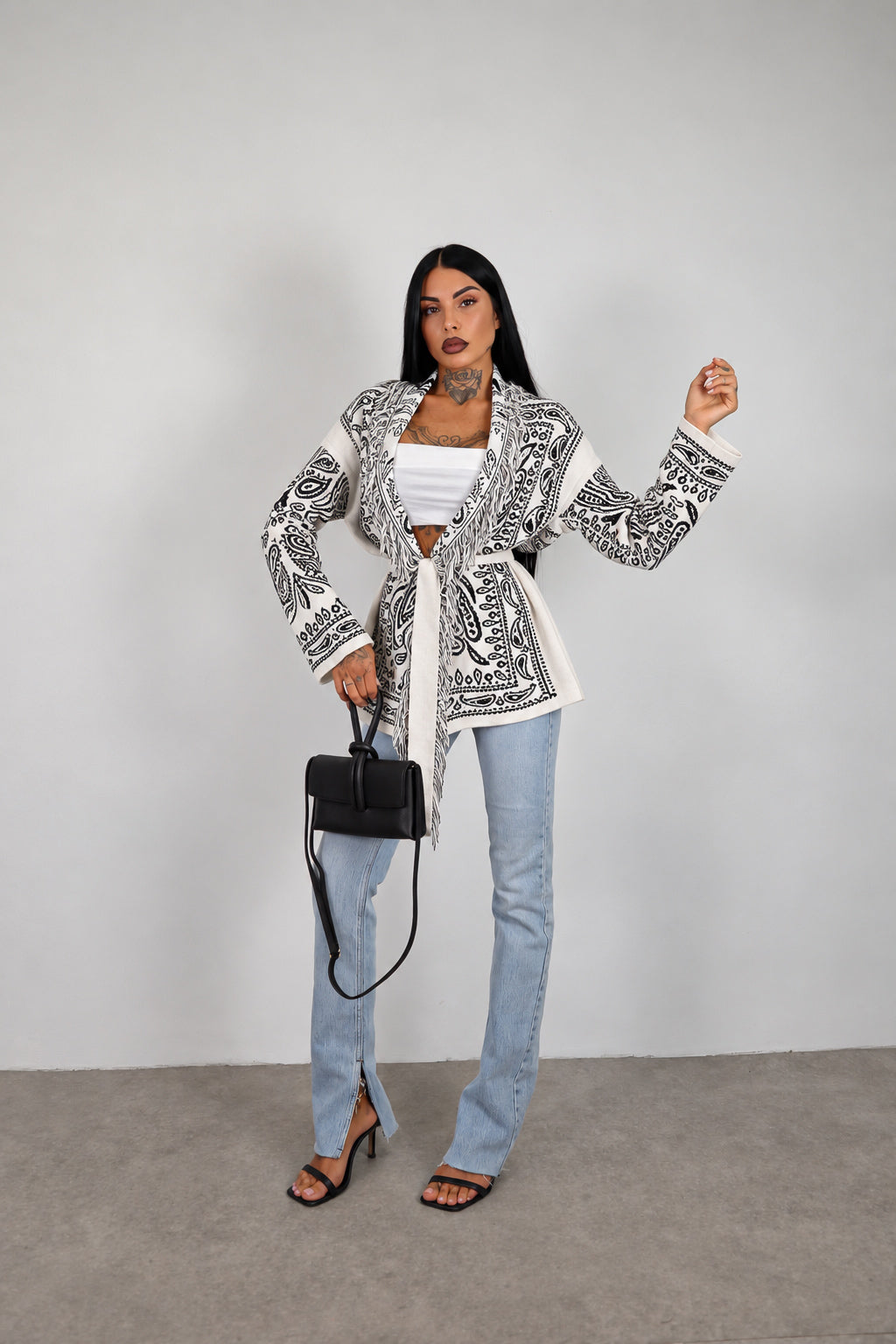 Cardigan Perù - Bianco