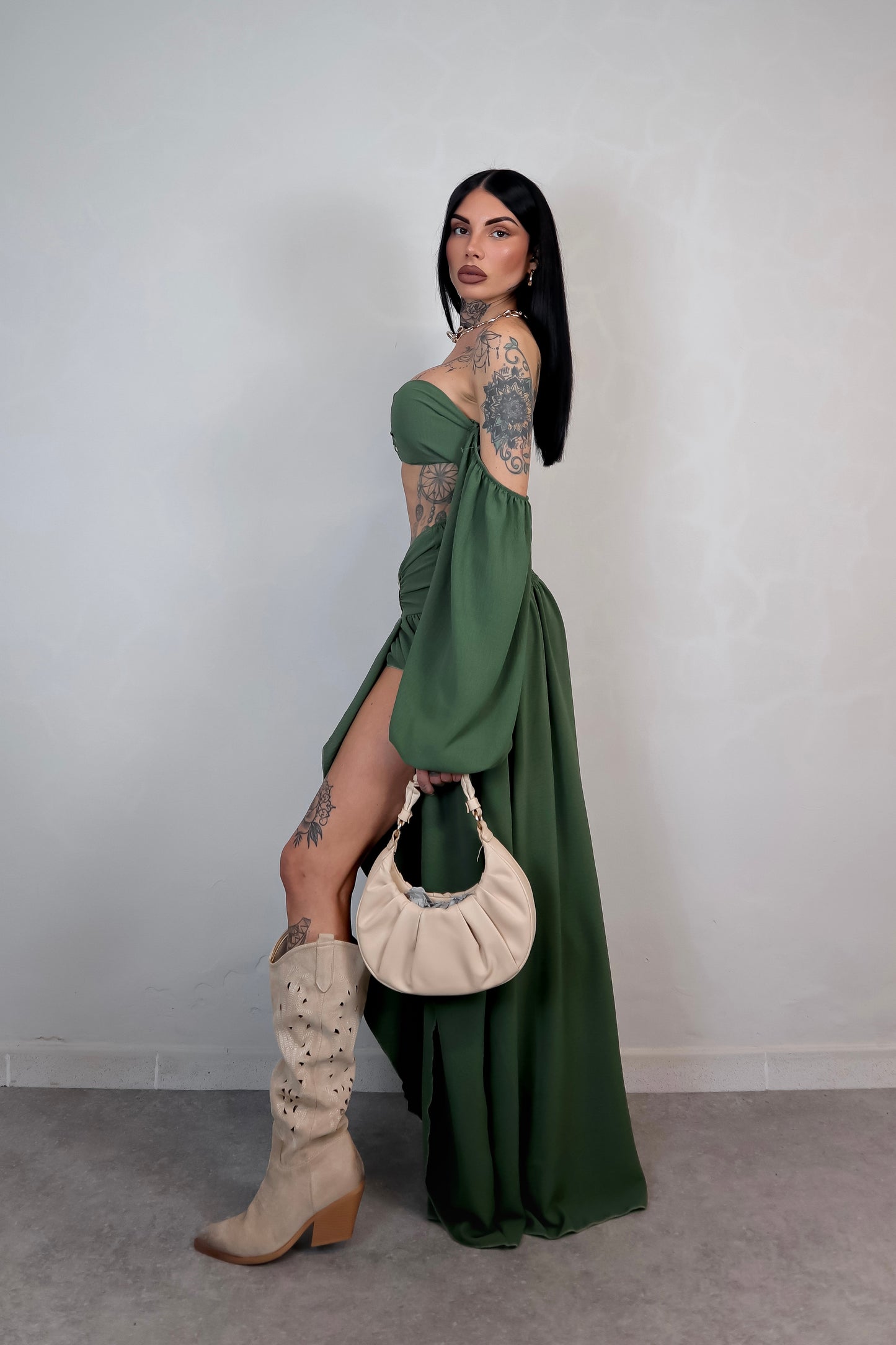 Completo Esmeralda - Verde Militare