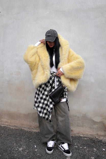 Pelliccia Alaska - Giallo