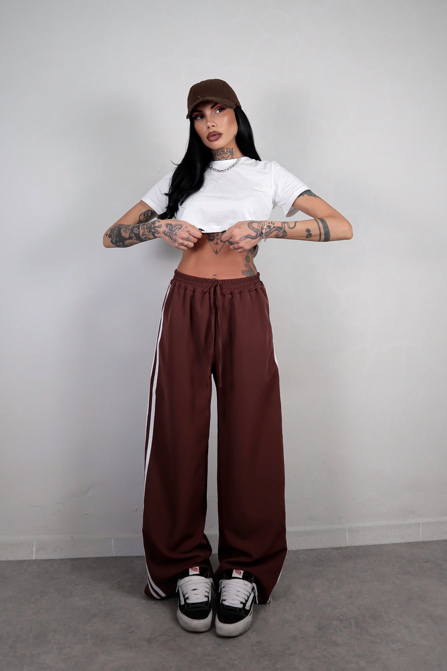 Pantalone Stripes - Marrone