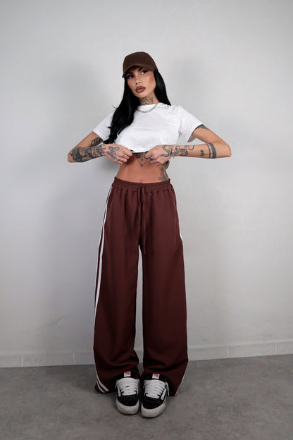Pantalone Stripes - Marrone