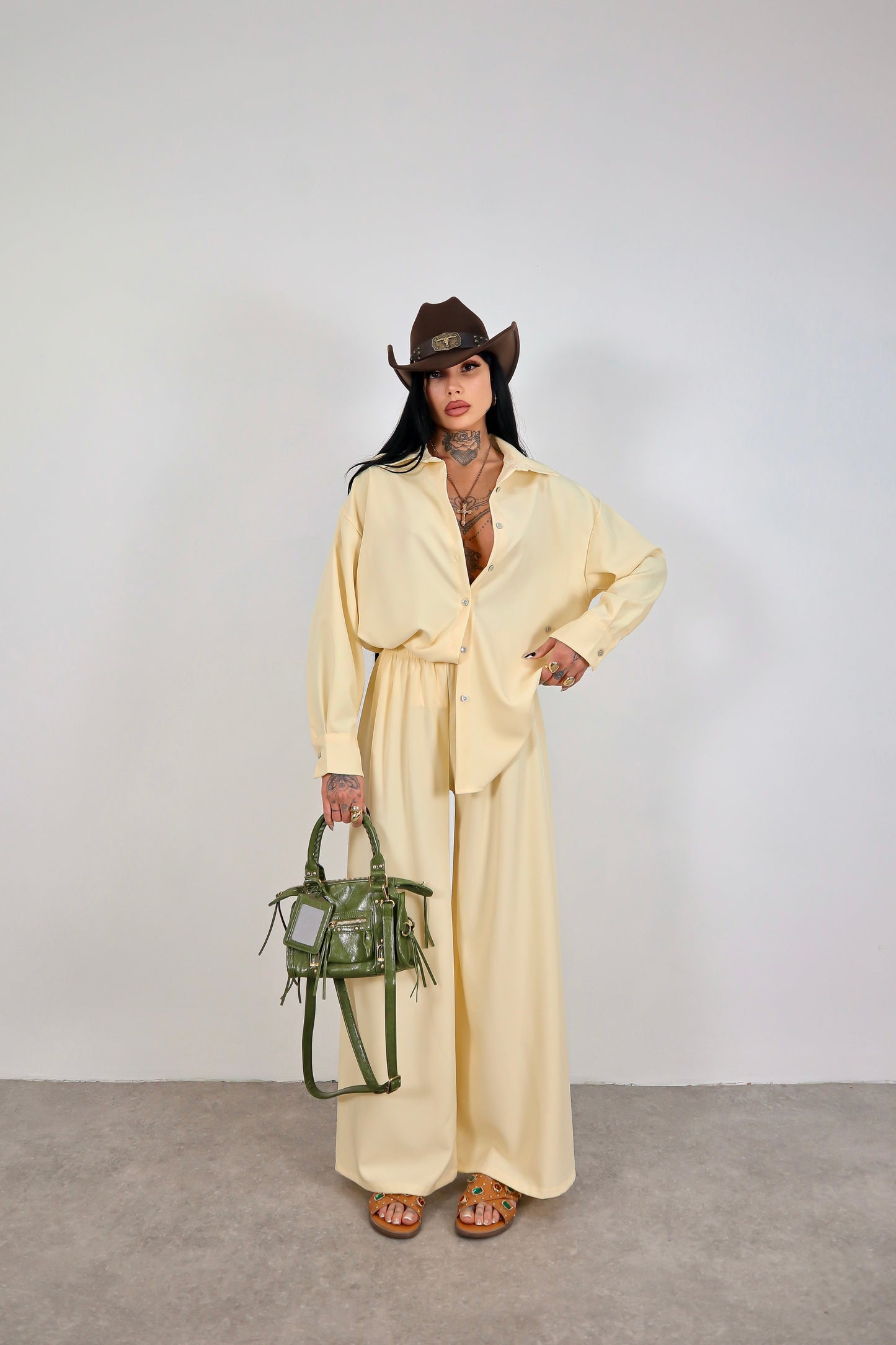 Completo Dorotea - Giallo pastello
