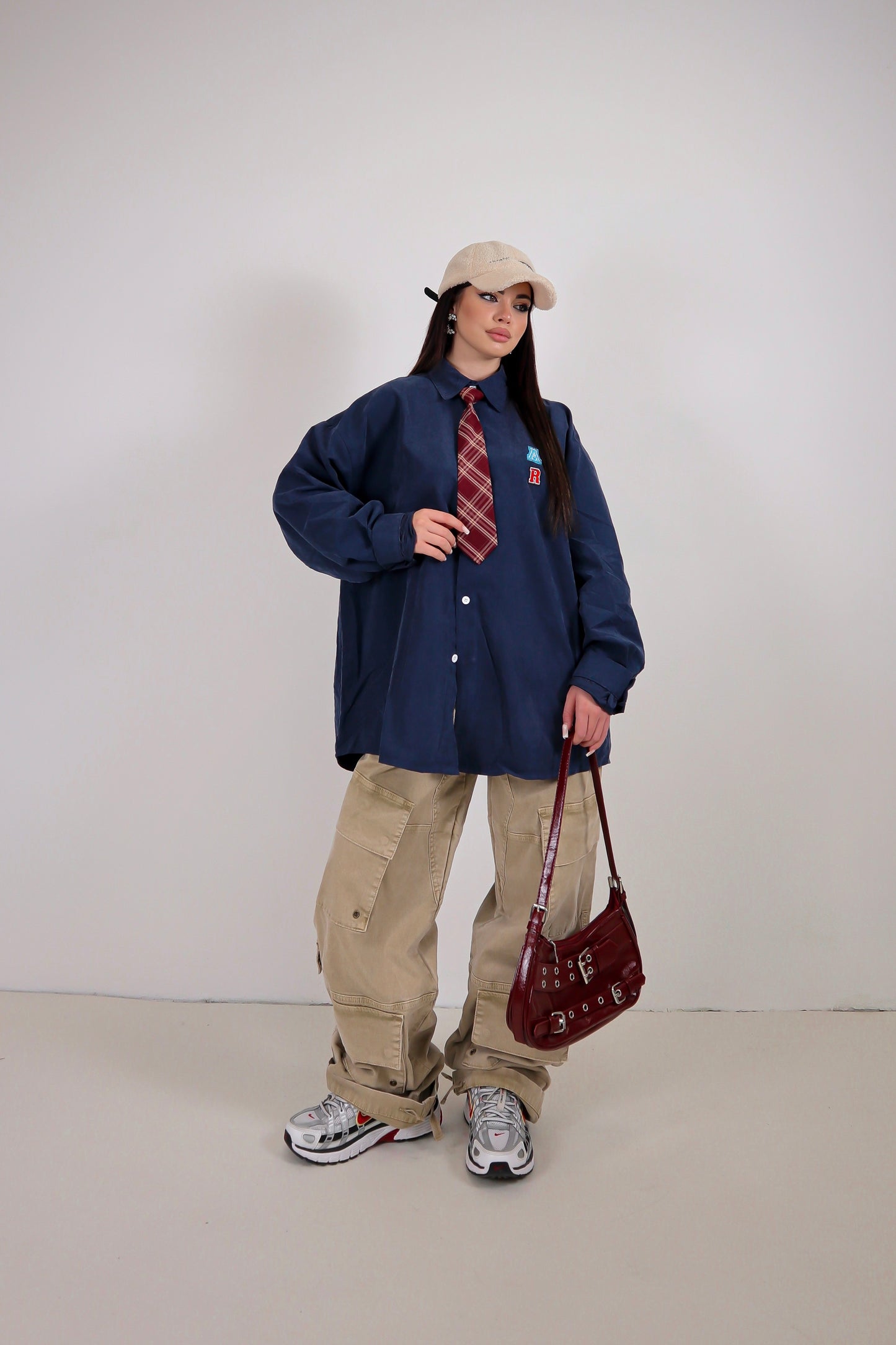 Camicia Scamosciata College - Blue