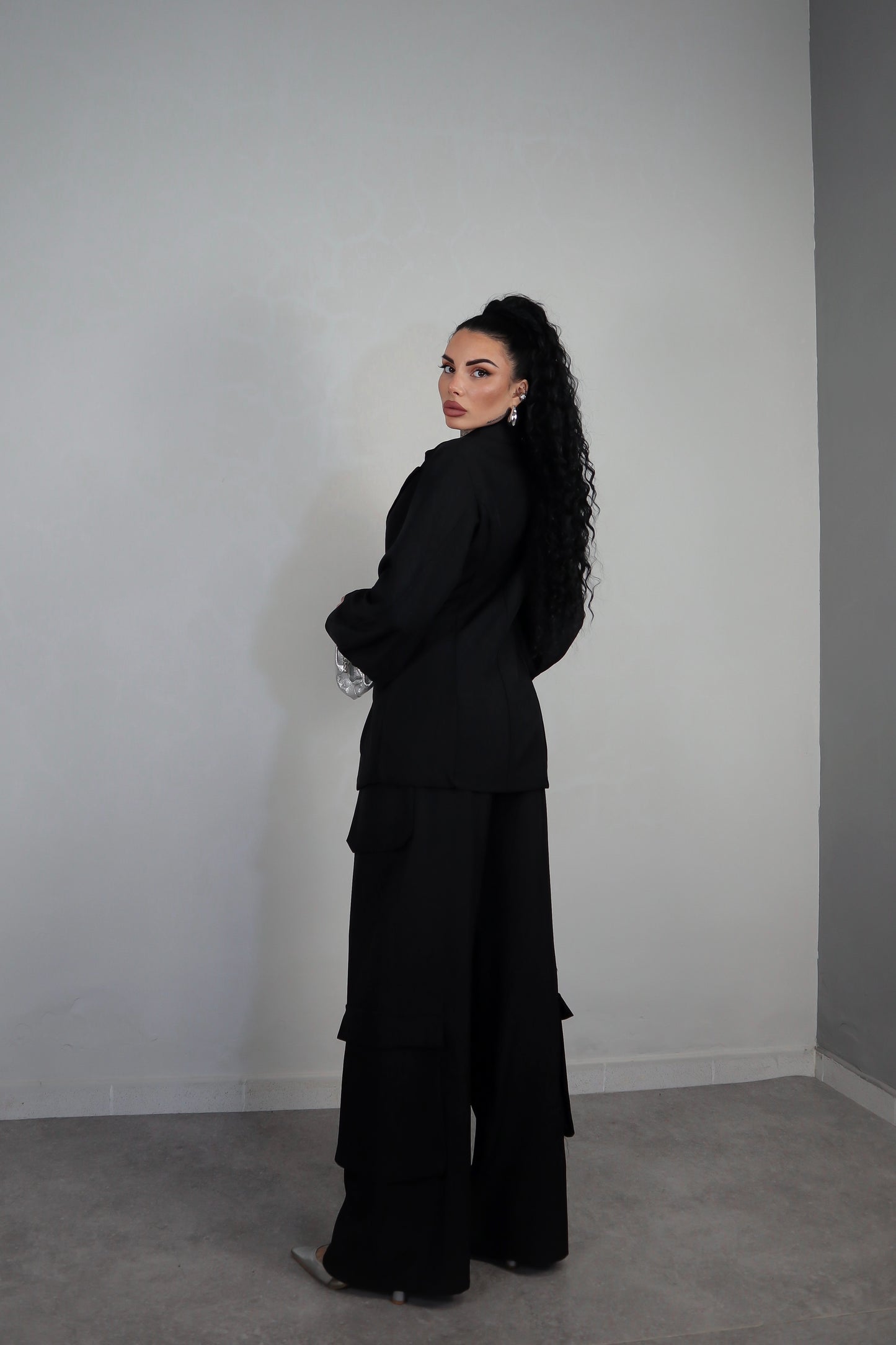 Tailleur Cargo - Nero